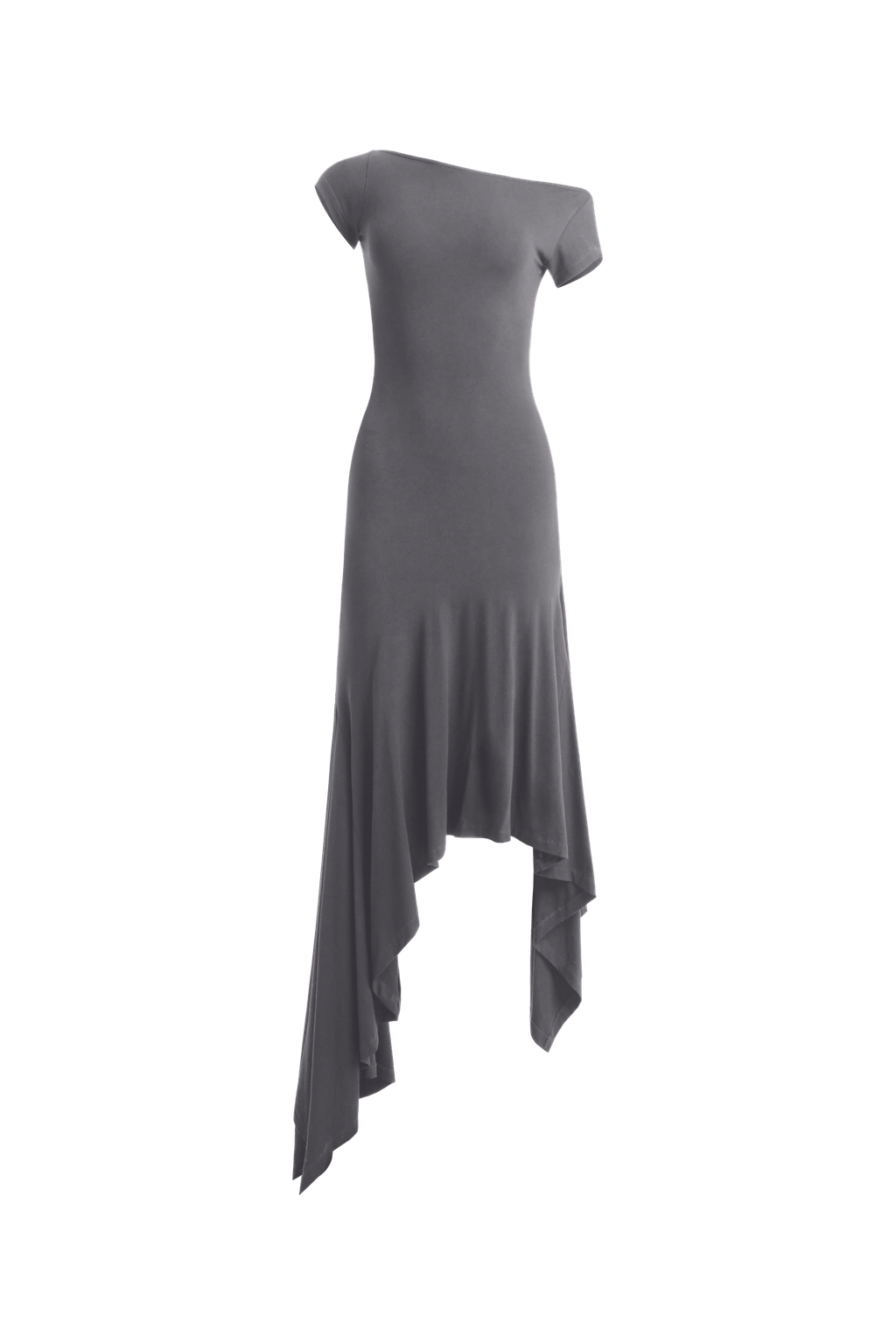 Brooklyn Asymmetrical Boatneck Dress