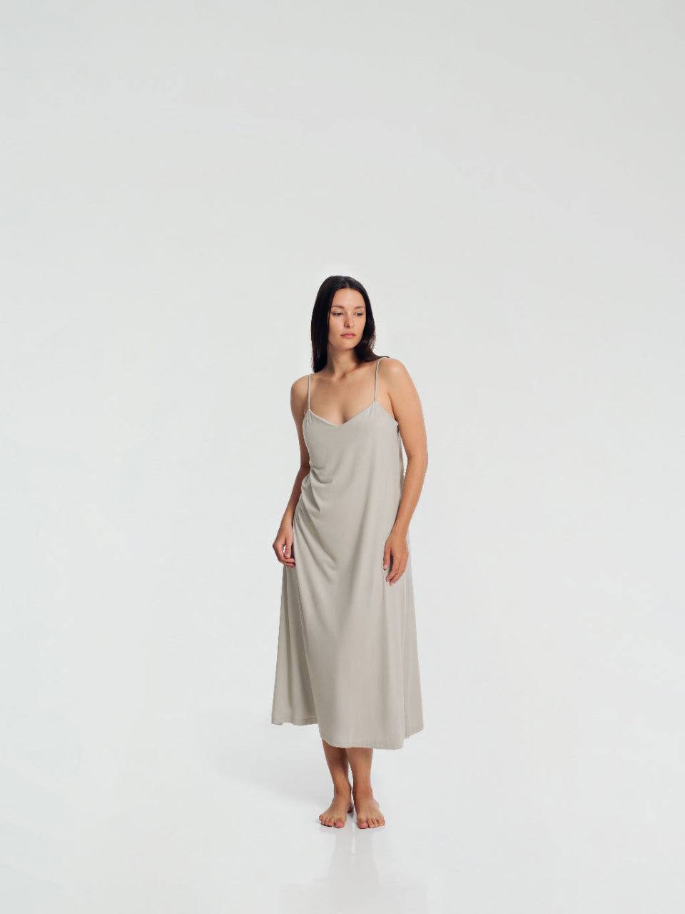 Sweetheart Strappy Slip Dress