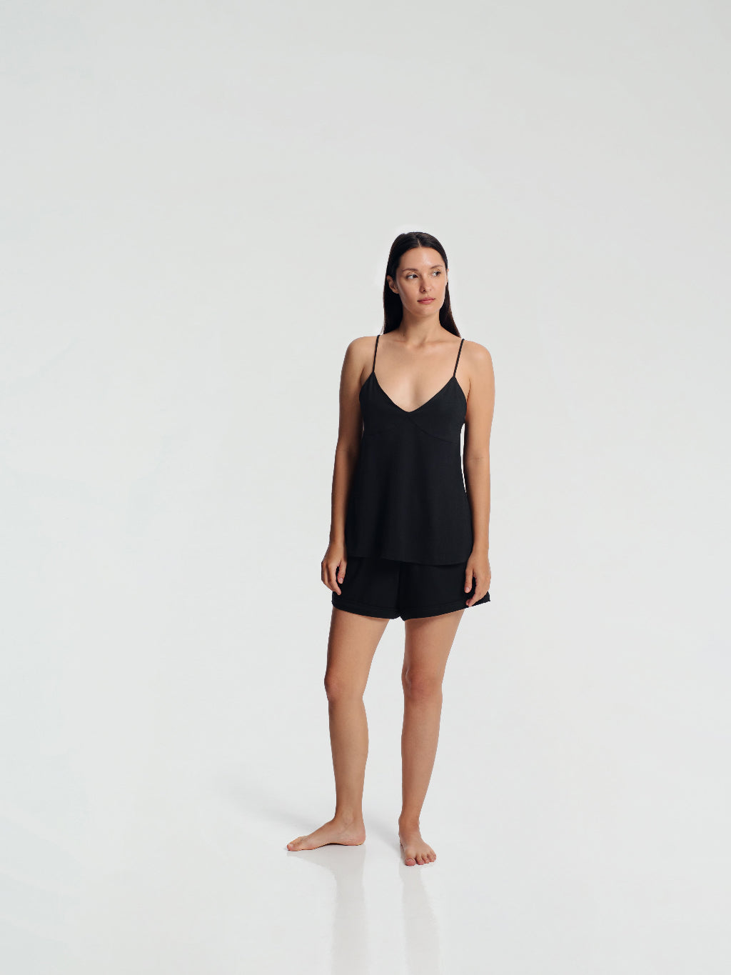Sweetheart Strappy Tank Pajamas Set