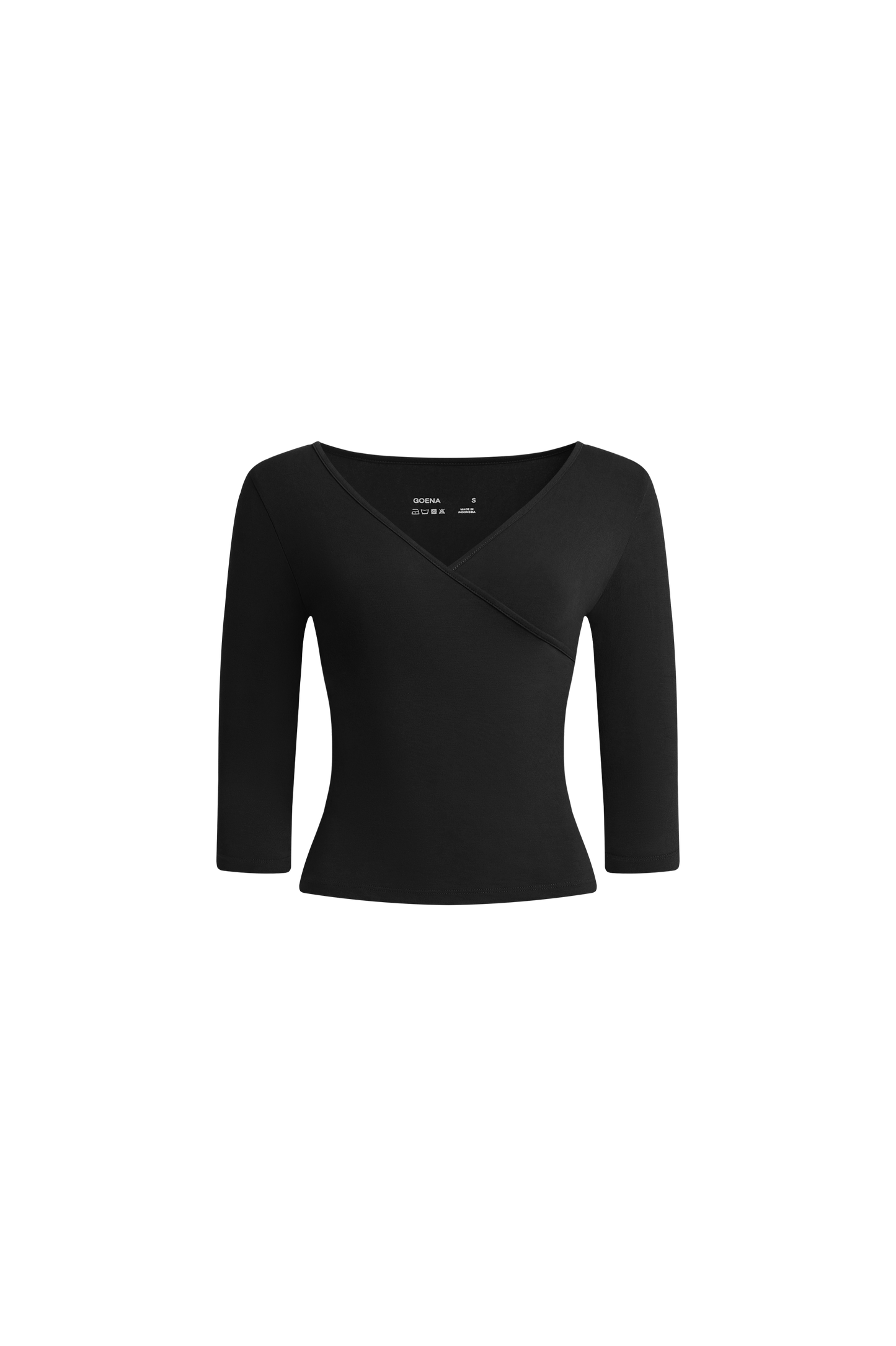 Paige Quarter Sleeve Wrap Top