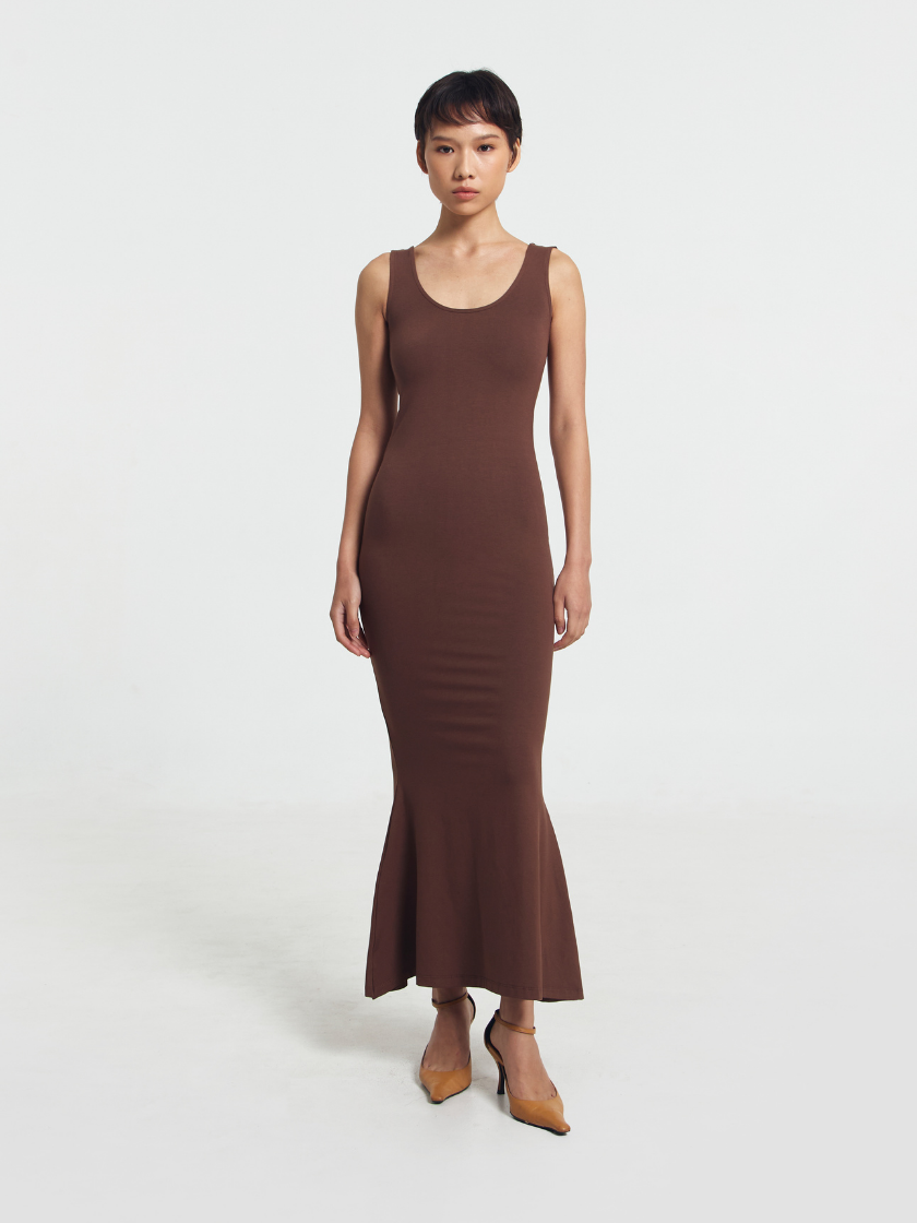 GOENA Ursula Round Neck Dress