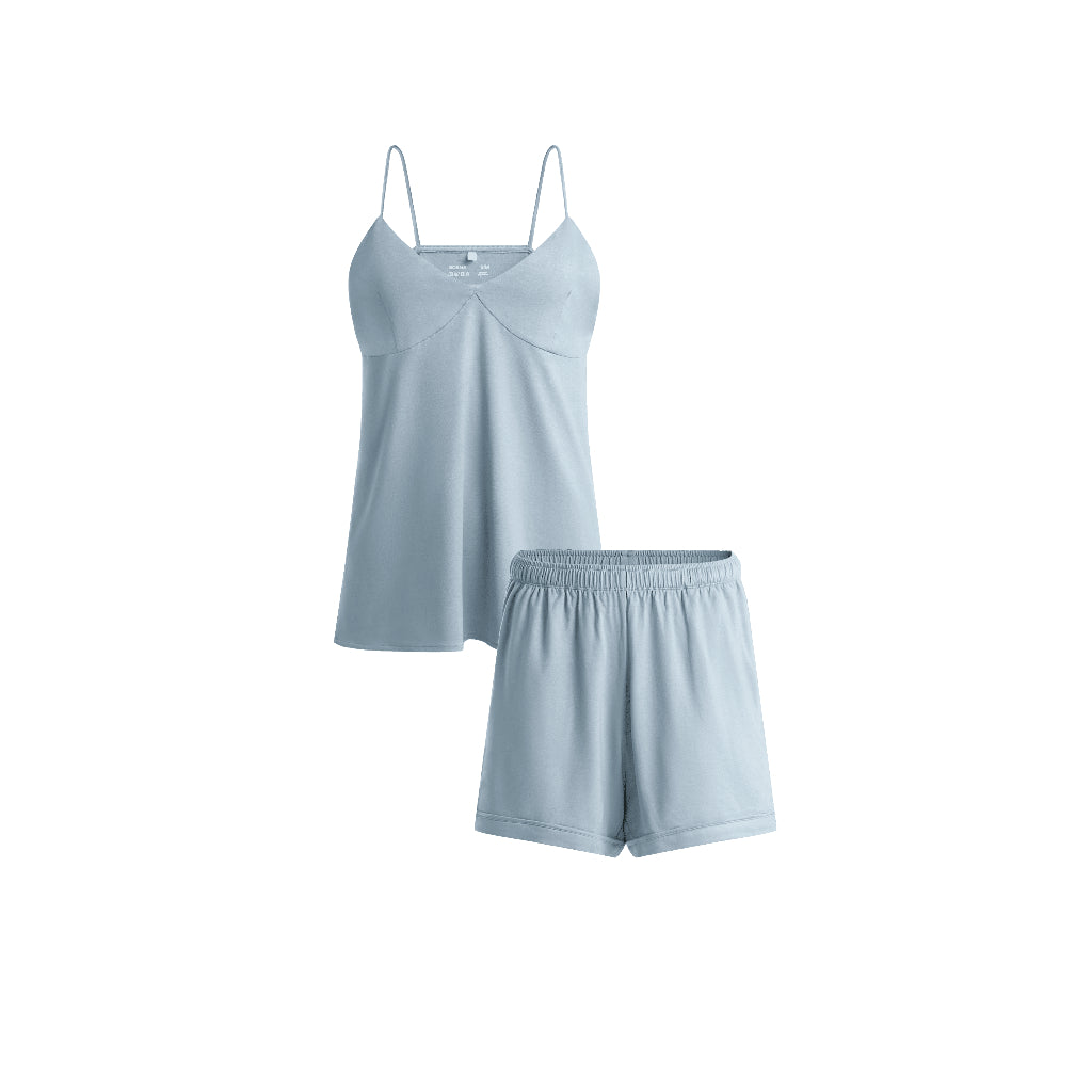 Sweetheart Strappy Tank Pajamas Set