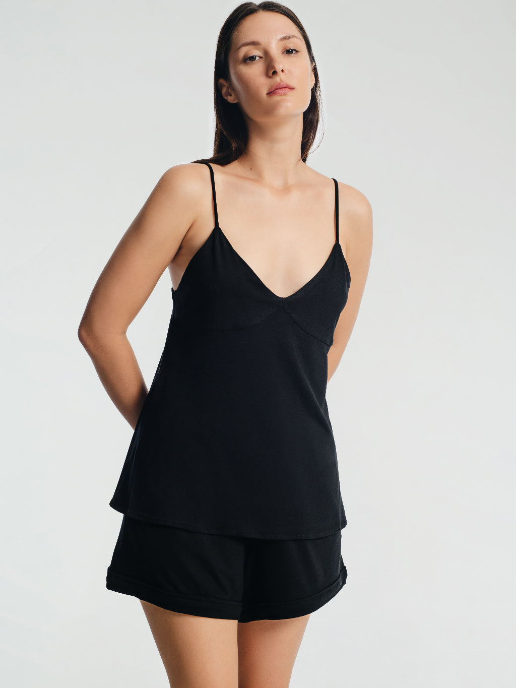 Sweetheart Strappy Tank Pajamas Set