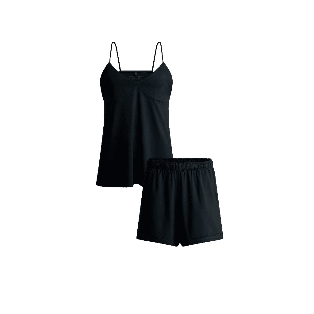 Sweetheart Strappy Tank Pajamas Set