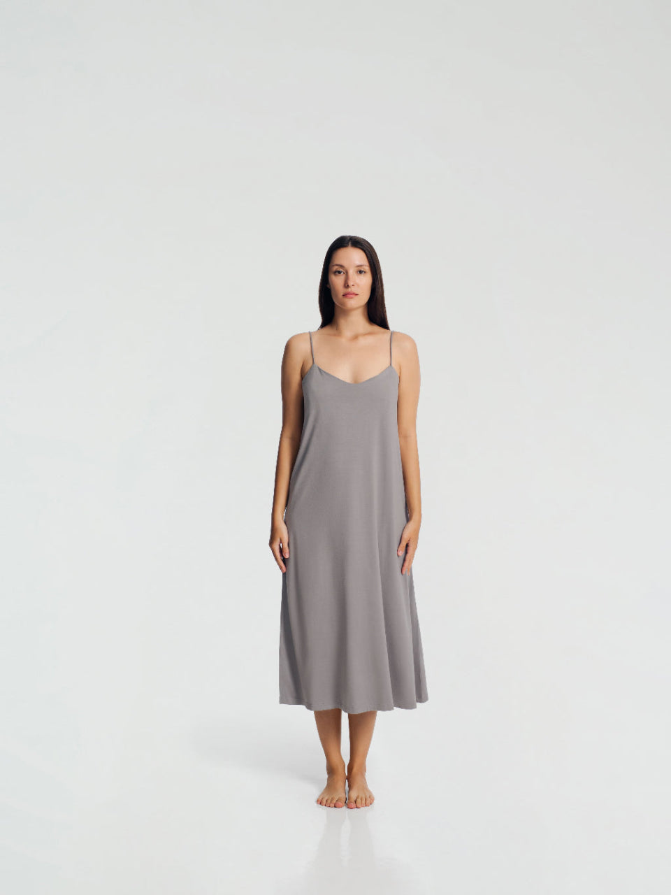 Sweetheart Strappy Slip Dress