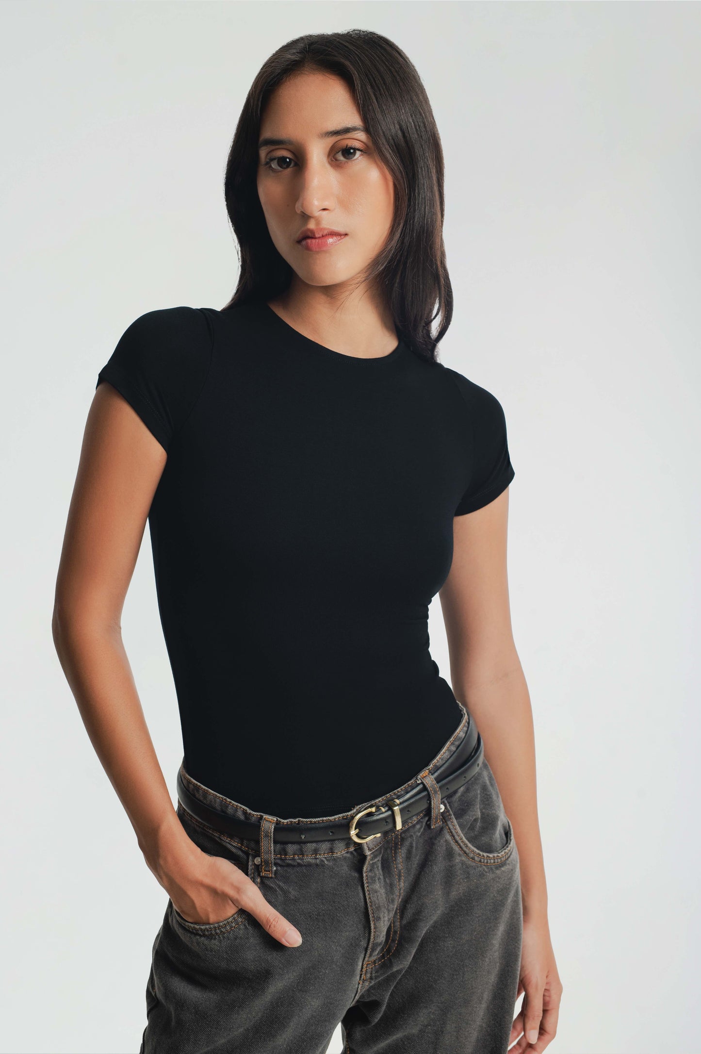 Norah Short Sleeve Fitted T-Shirt