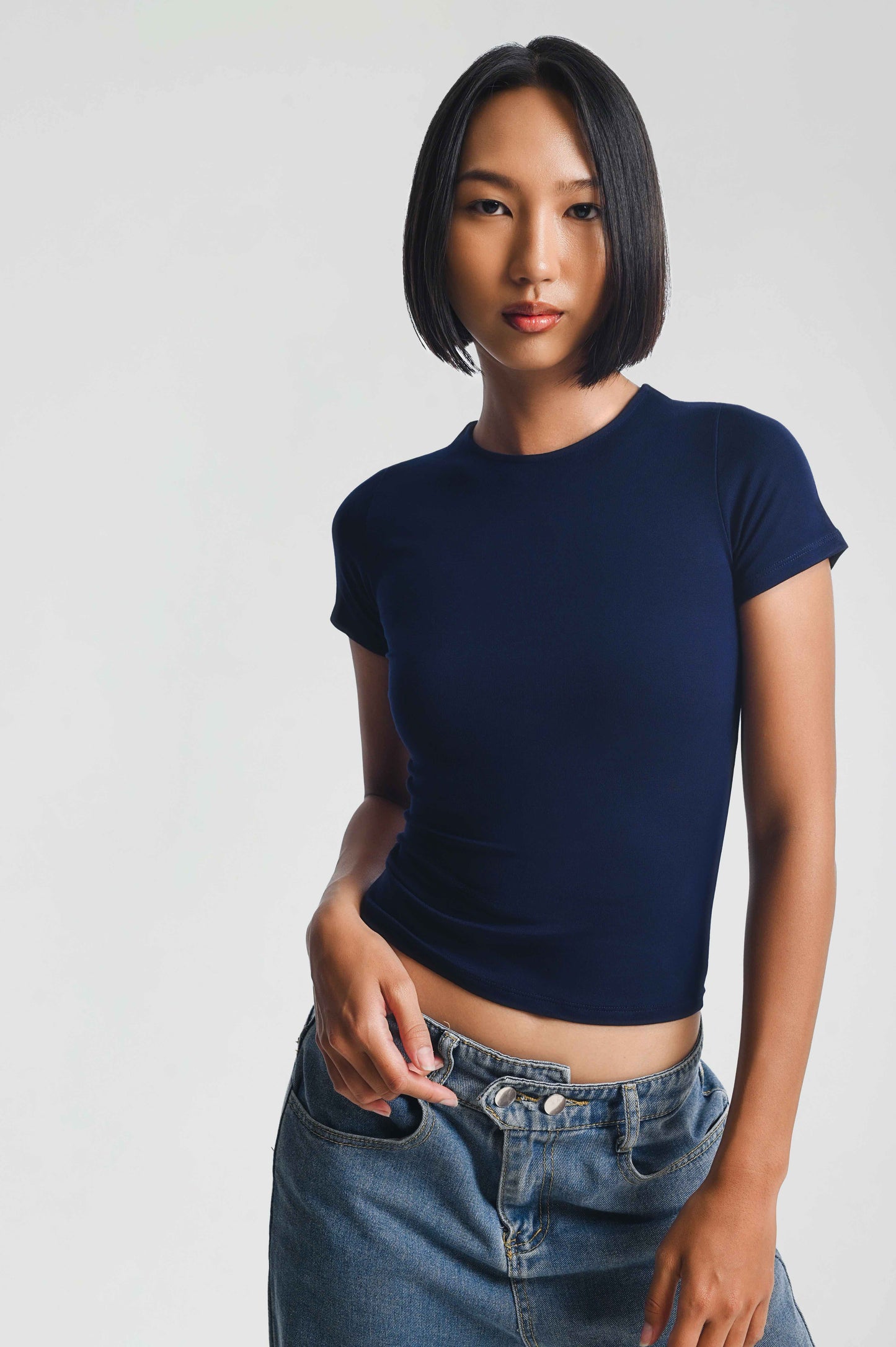 Norah Short Sleeve Fitted T-Shirt