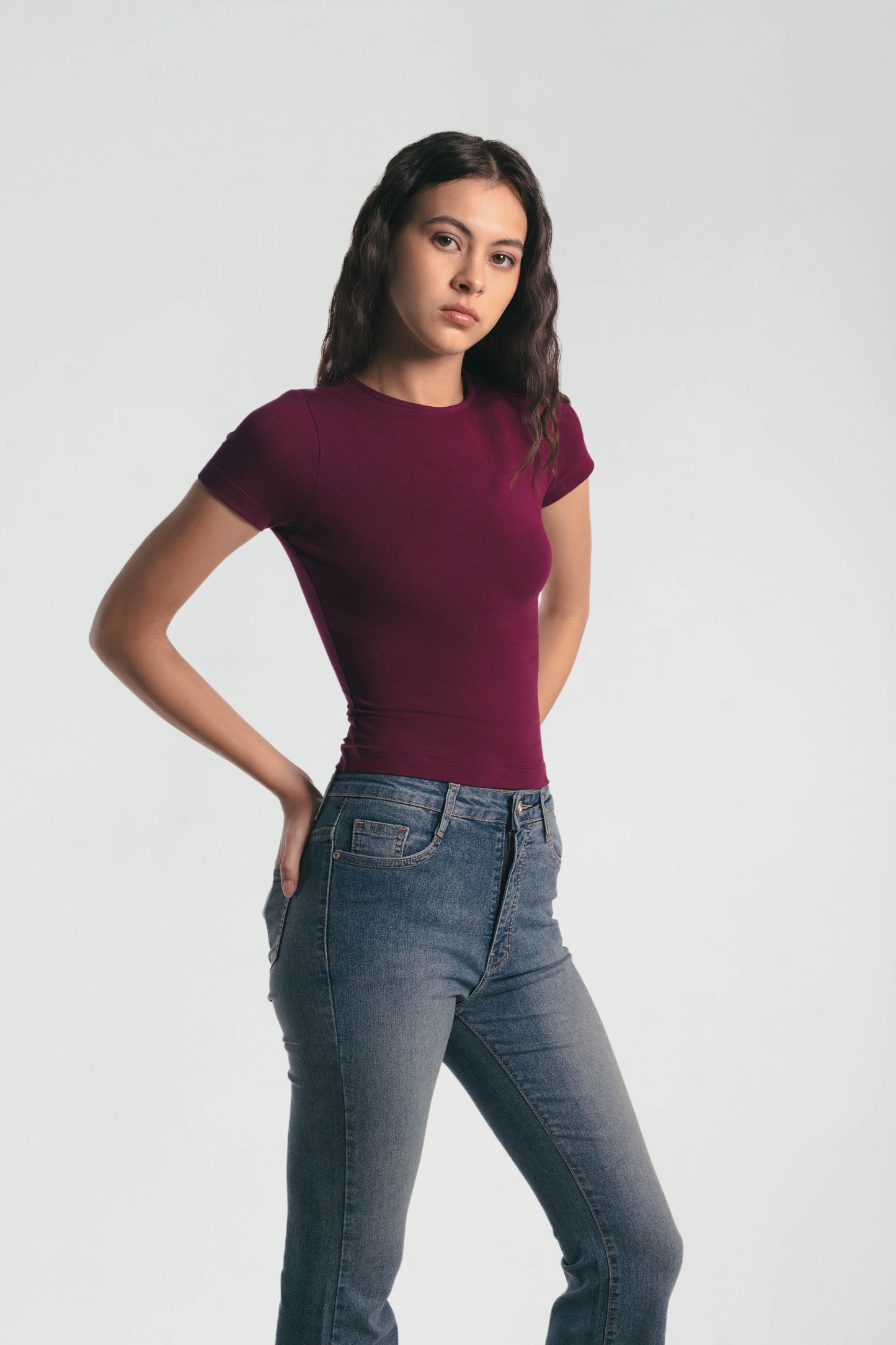 Norah Short Sleeve Fitted T-Shirt