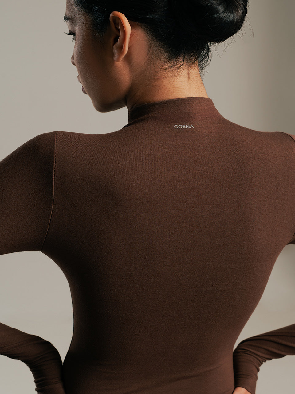 May Mock Neck Long Sleeve Bodysuit