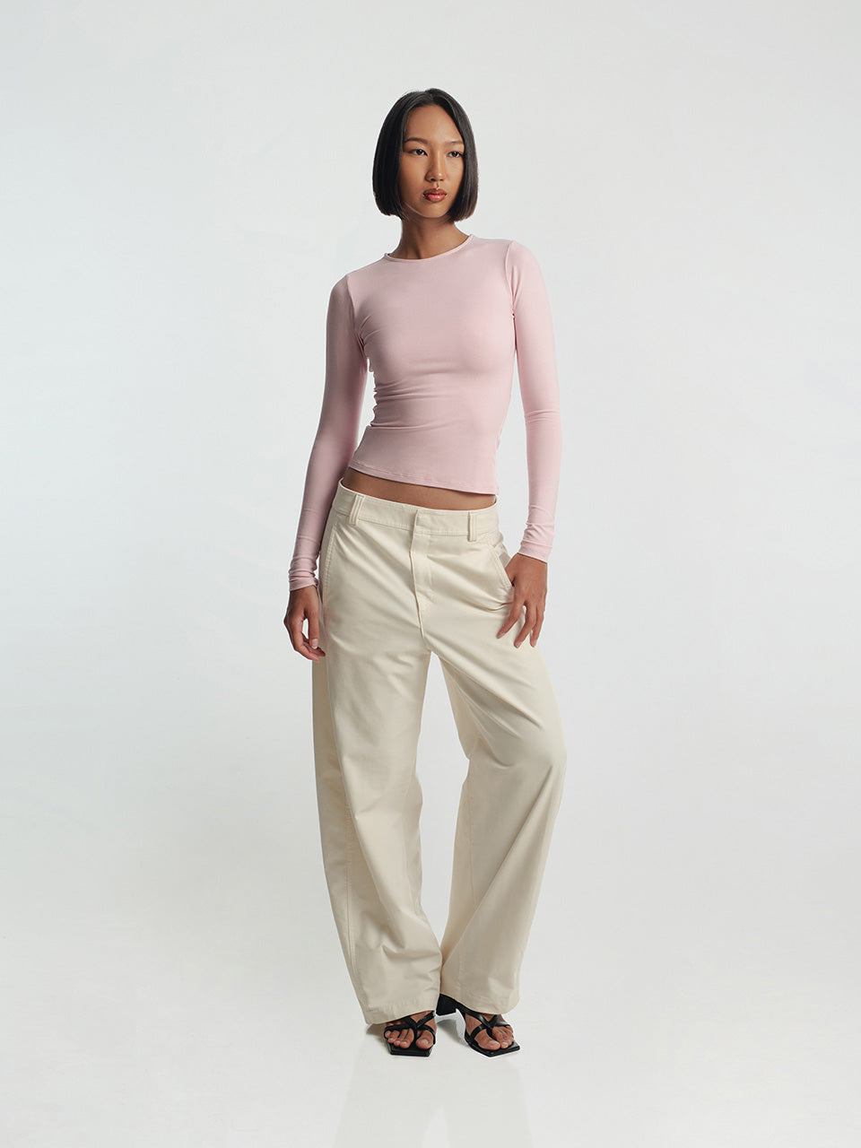Moira Long Sleeve Fitted T-Shirt