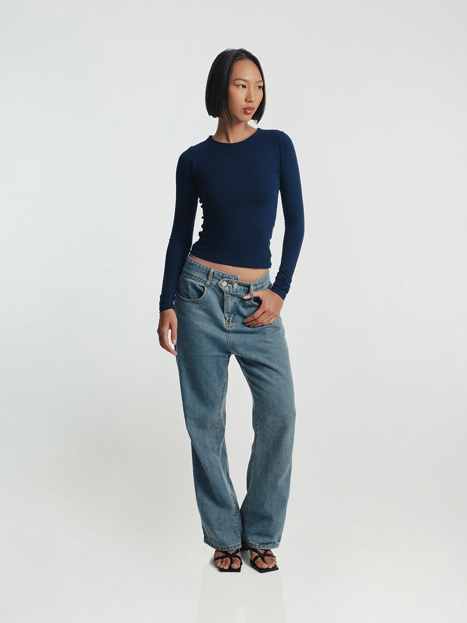 Moira Long Sleeve Fitted T-Shirt