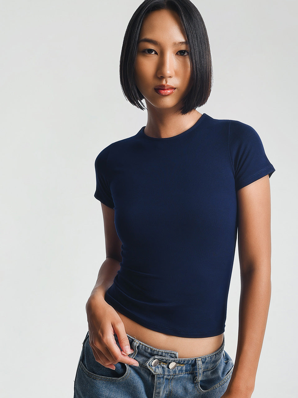 Norah Short Sleeve Fitted T-Shirt