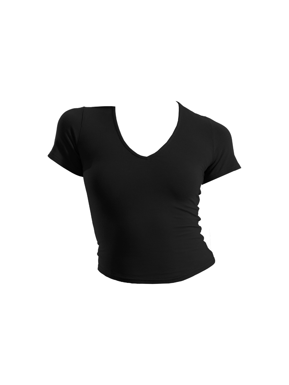 Vera V-Neck Fitted T-Shirt