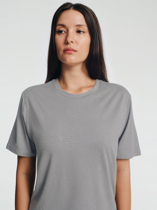 Crewneck Short Sleeve T-Shirt Pajamas Set