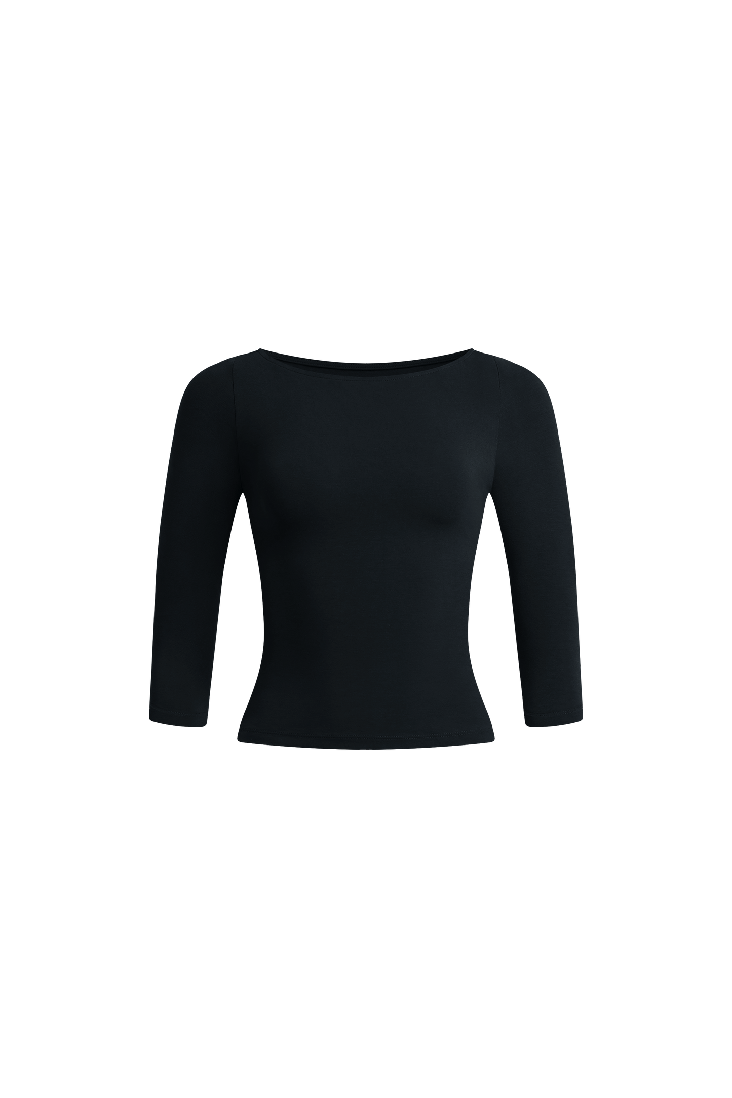 Amanda Quarter Sleeve Boatneck Top