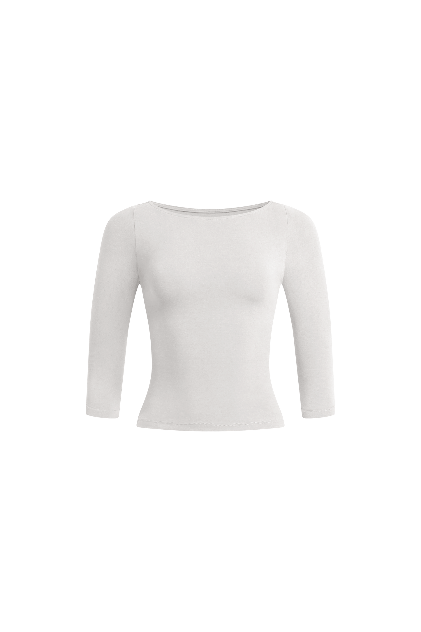Amanda Quarter Sleeve Boatneck Top