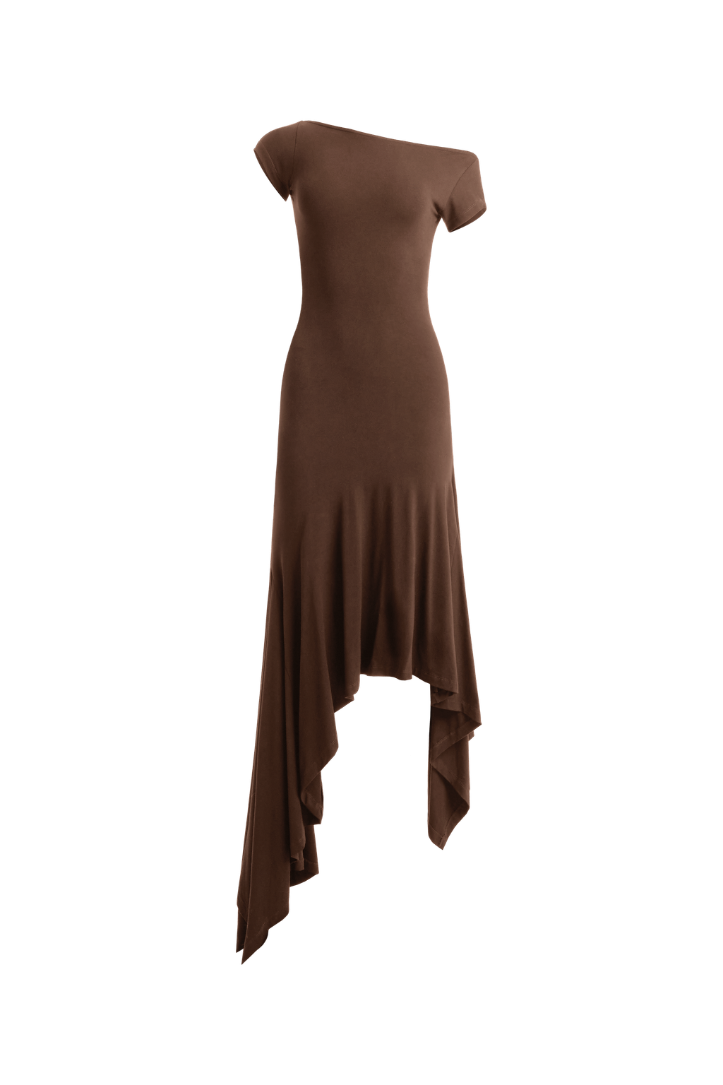 Brooklyn Asymmetrical Boatneck Dress