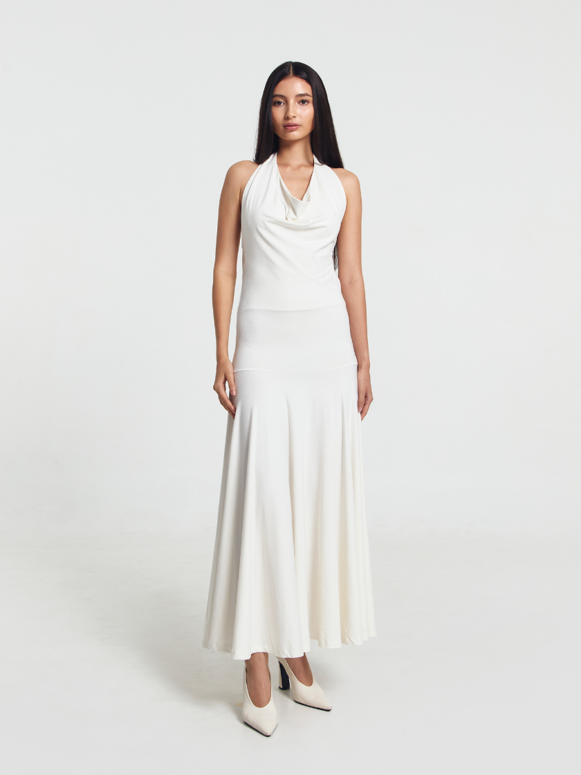 GOENA Cindy Cowl Neck Dress