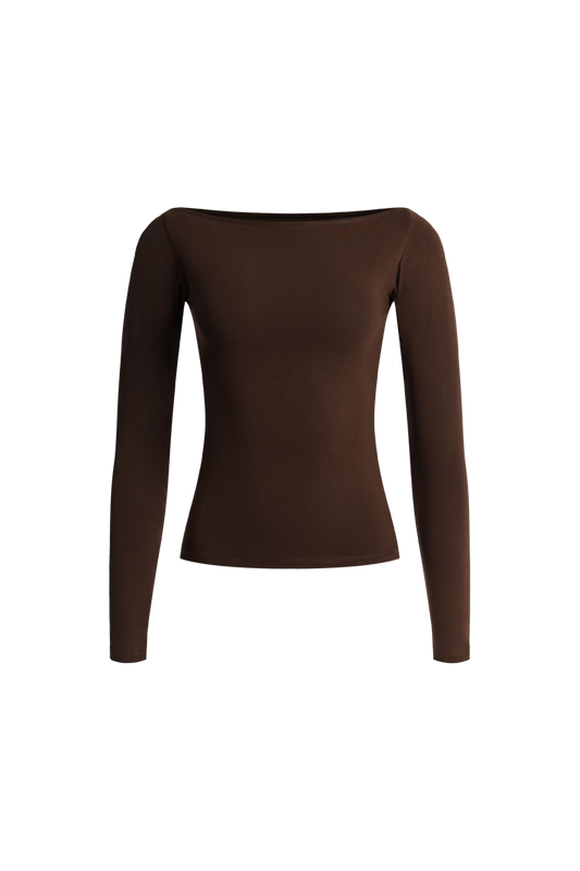 Danica Boatneck Long Sleeve Top