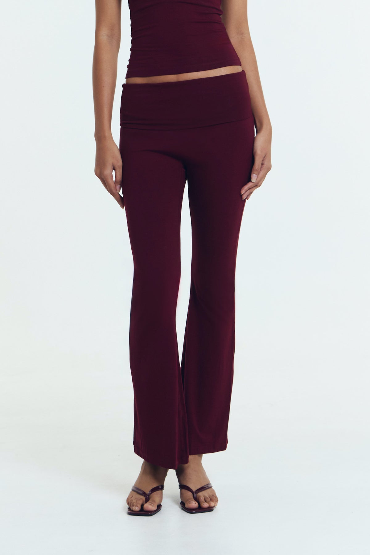 Jamie Fold Over Flare Legging