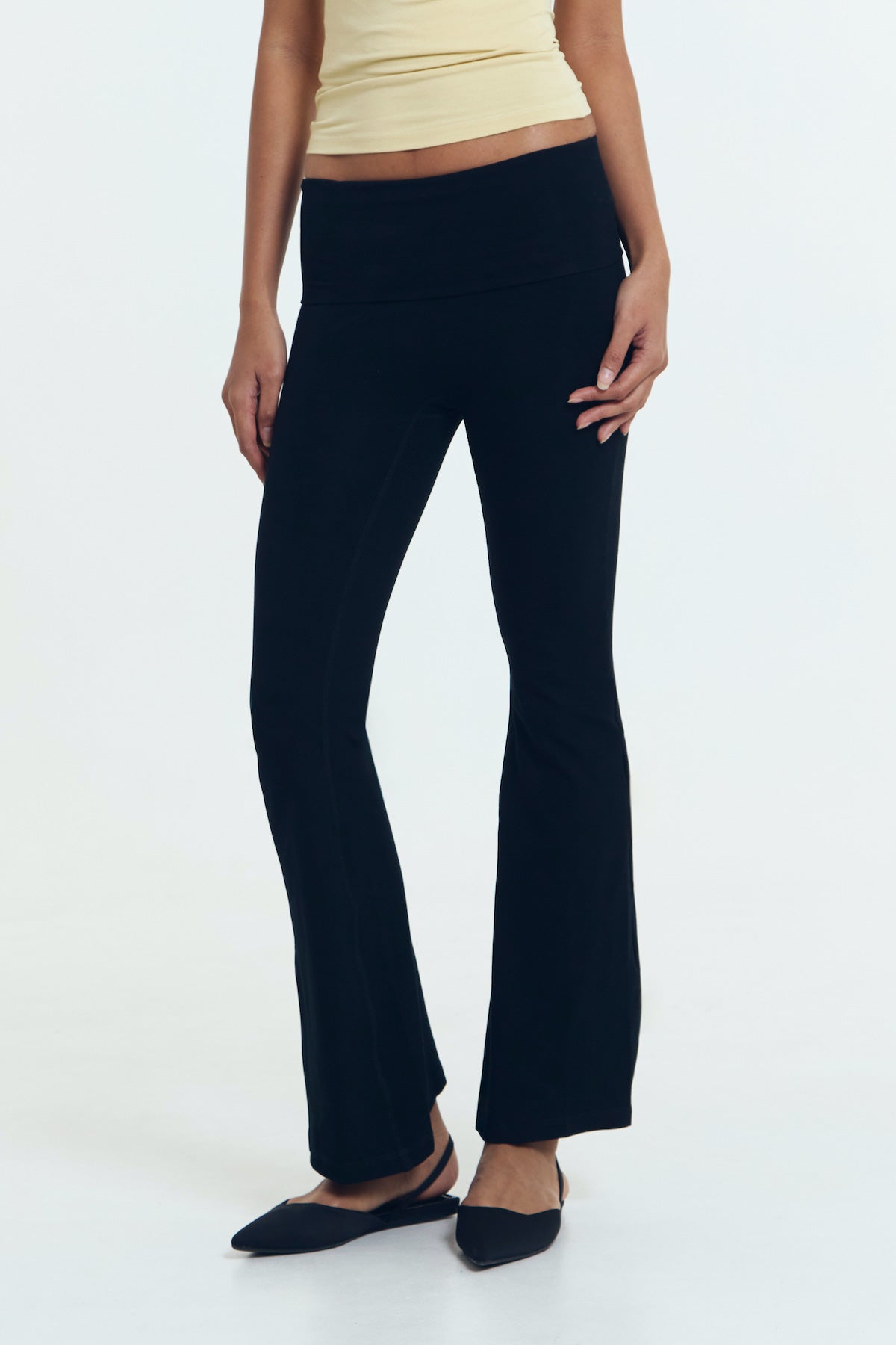Jamie Fold Over Flare Legging