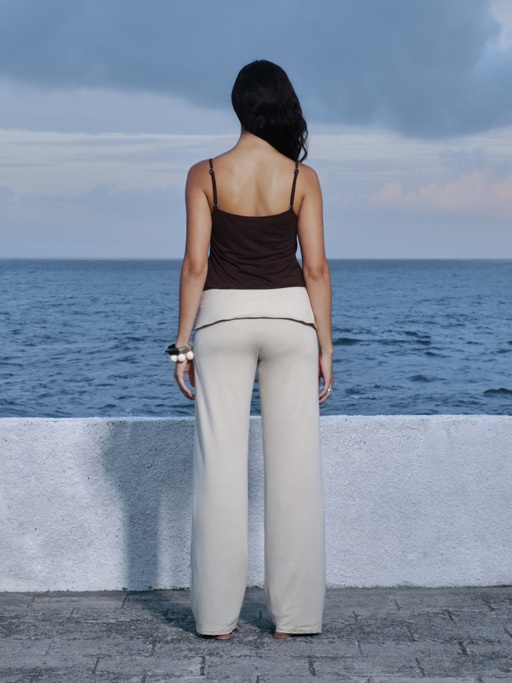 Priscilla Wrap-tie Straight Pants