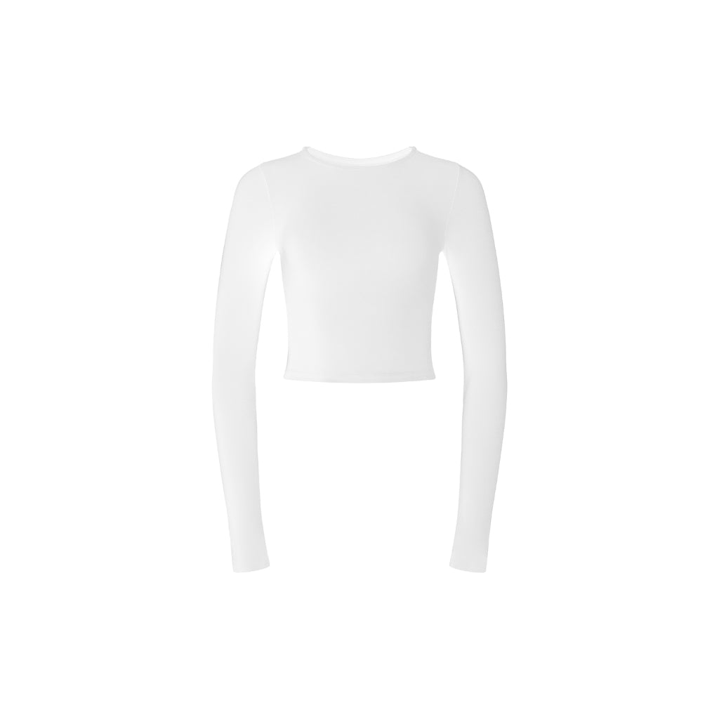 Moira Crop Long Sleeve Top