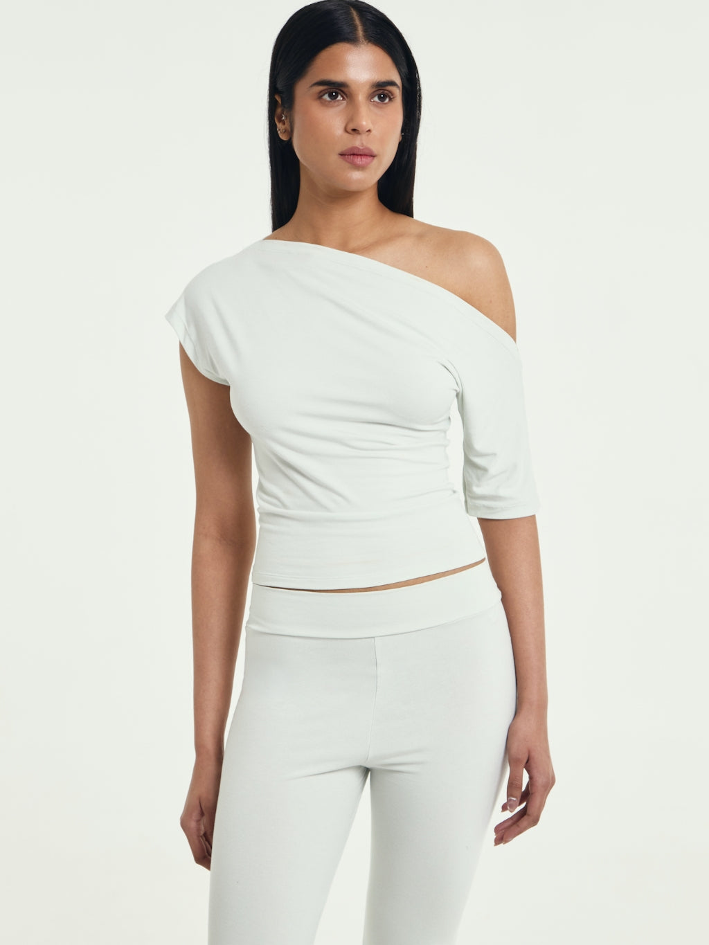 Alana Asymmetrical Boatneck Top