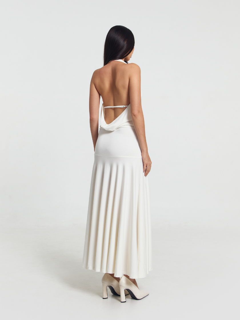 GOENA Cindy Cowl Neck Dress