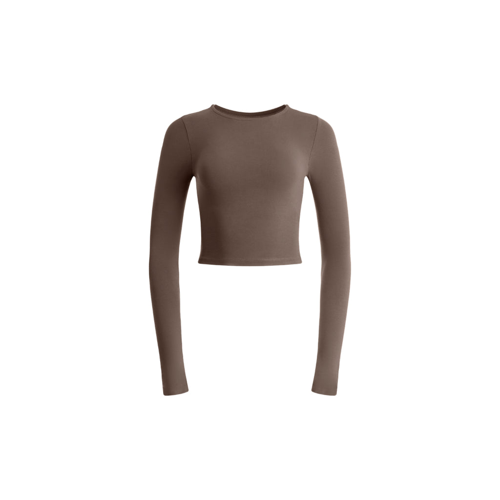 Moira Crop Long Sleeve Top