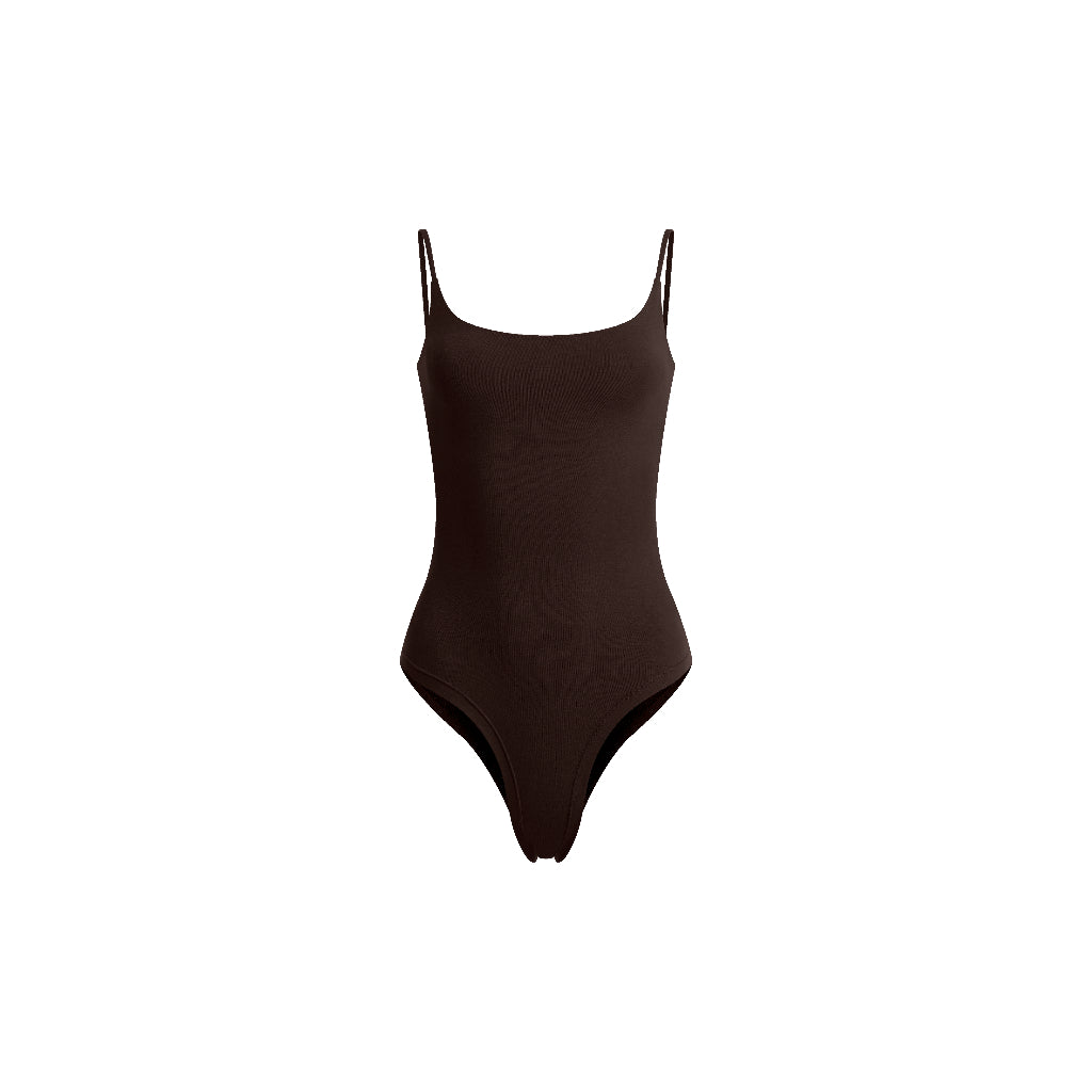 GOENA Samantha Round Neck Strappy Tanktop Bodysuit