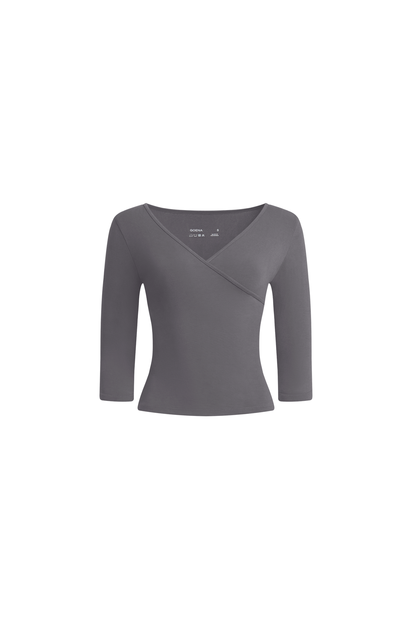 Paige Quarter Sleeve Wrap Top