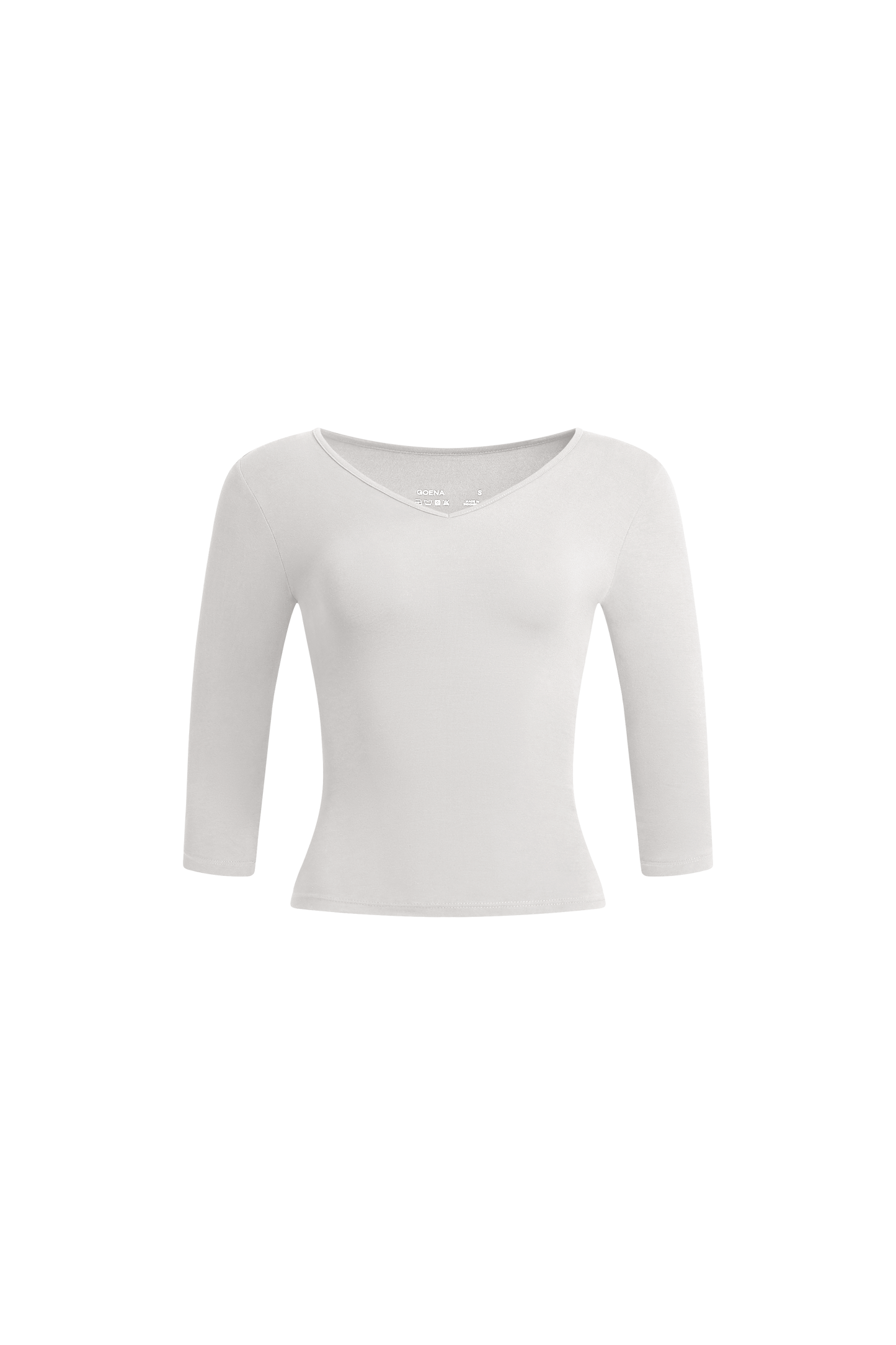 Camille Quartersleeve V-Neck Top