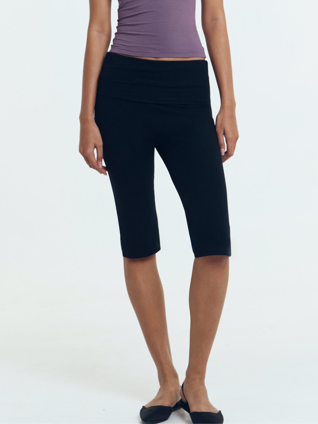 Freya Fold-Over Capri