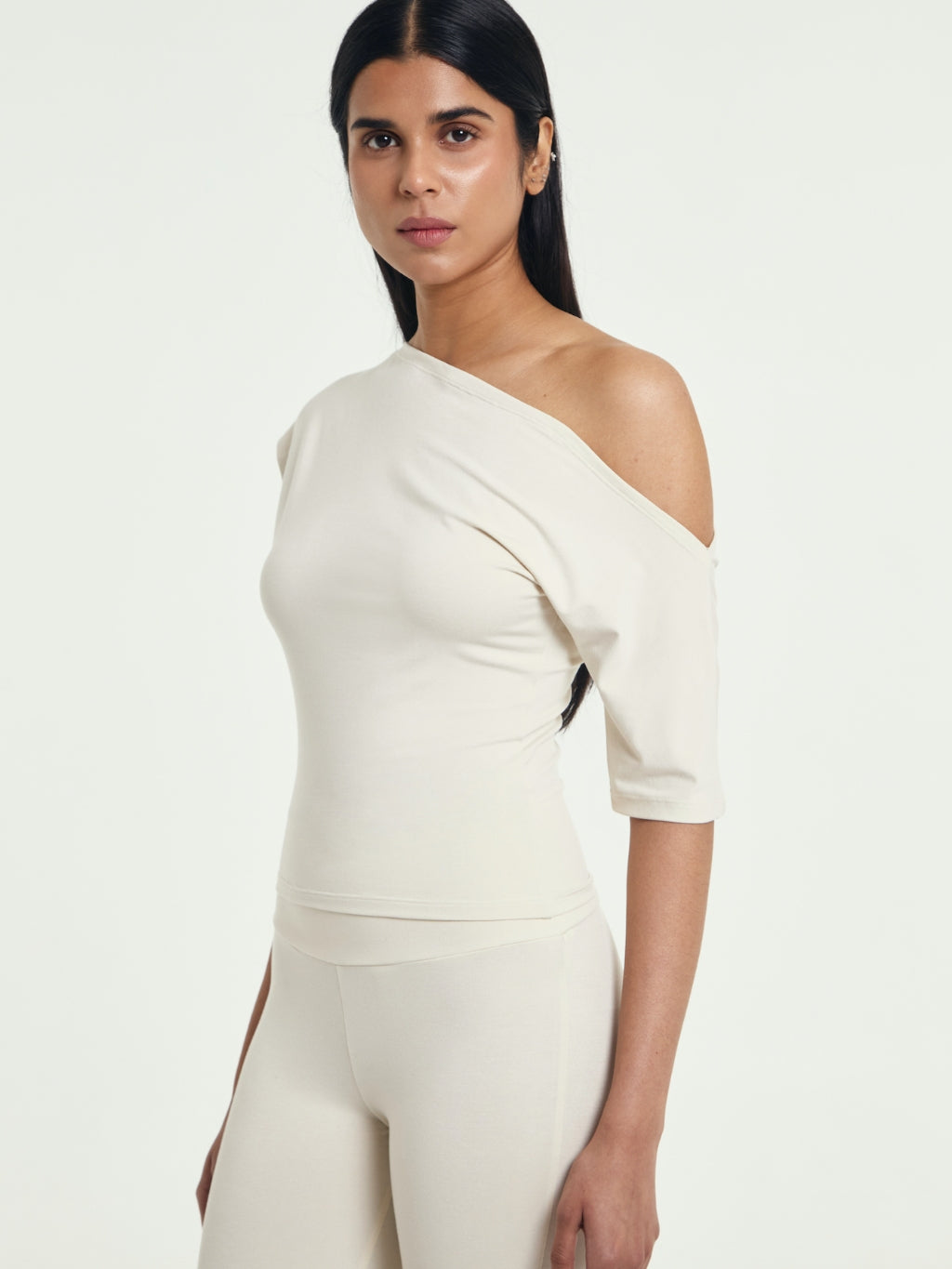 Alana Asymmetrical Boatneck Top
