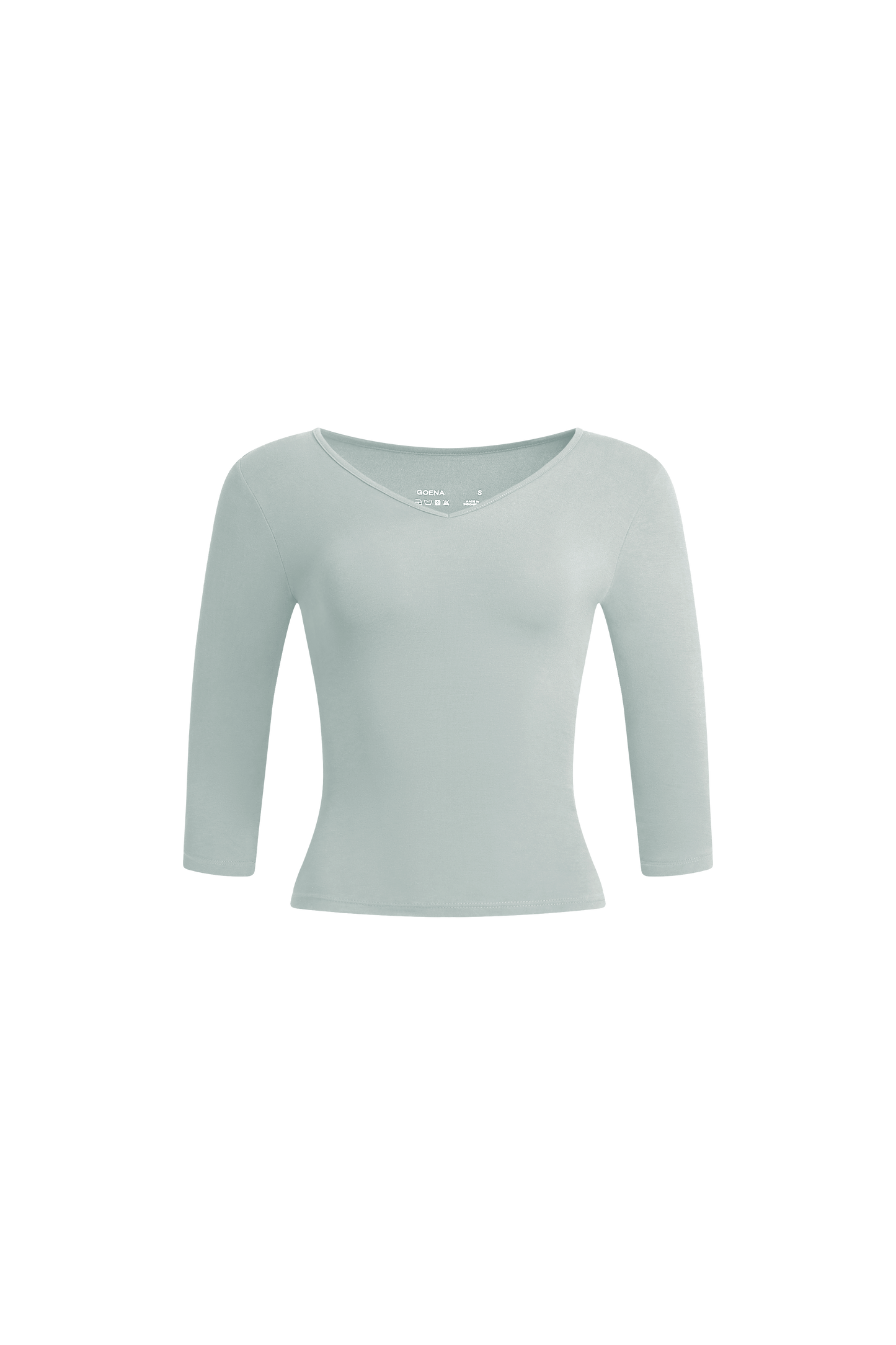 Camille Quartersleeve V-Neck Top