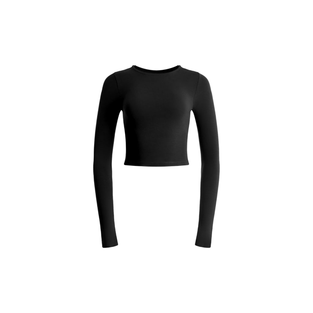Moira Crop Long Sleeve Top