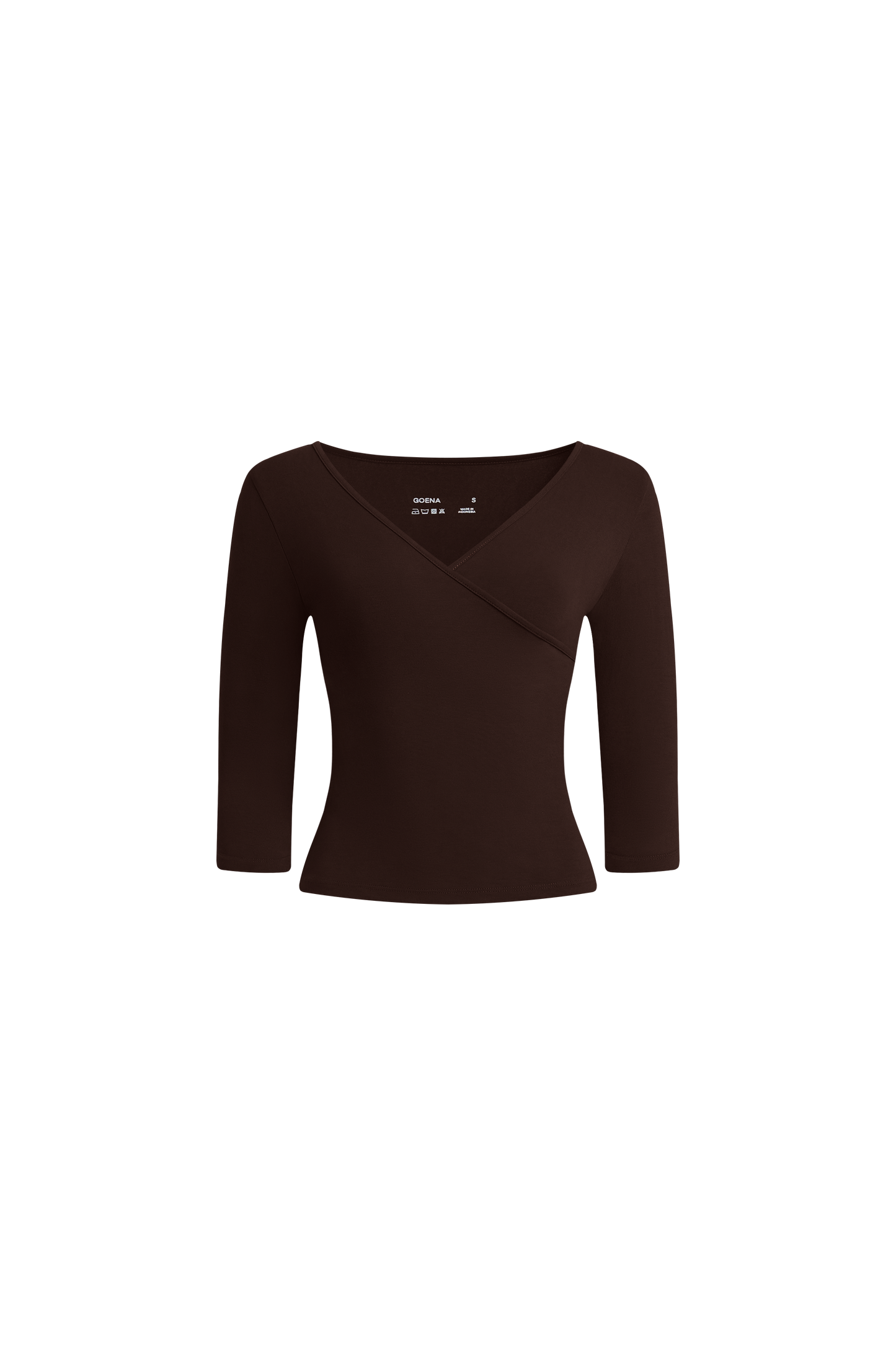 Paige Quarter Sleeve Wrap Top