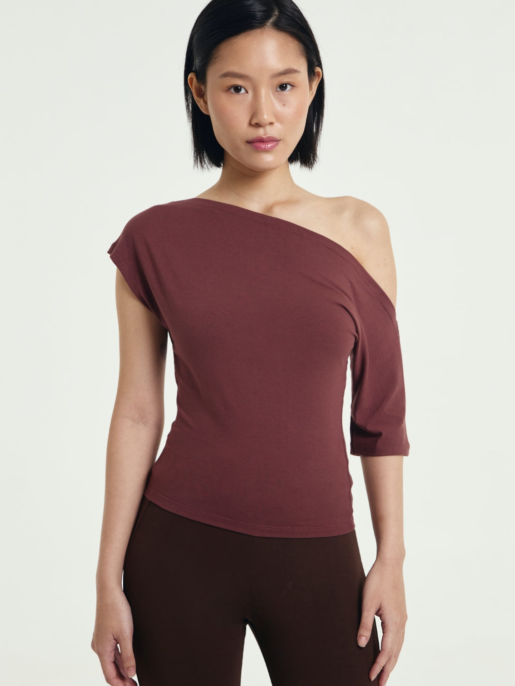 Alana Asymmetrical Boatneck Top