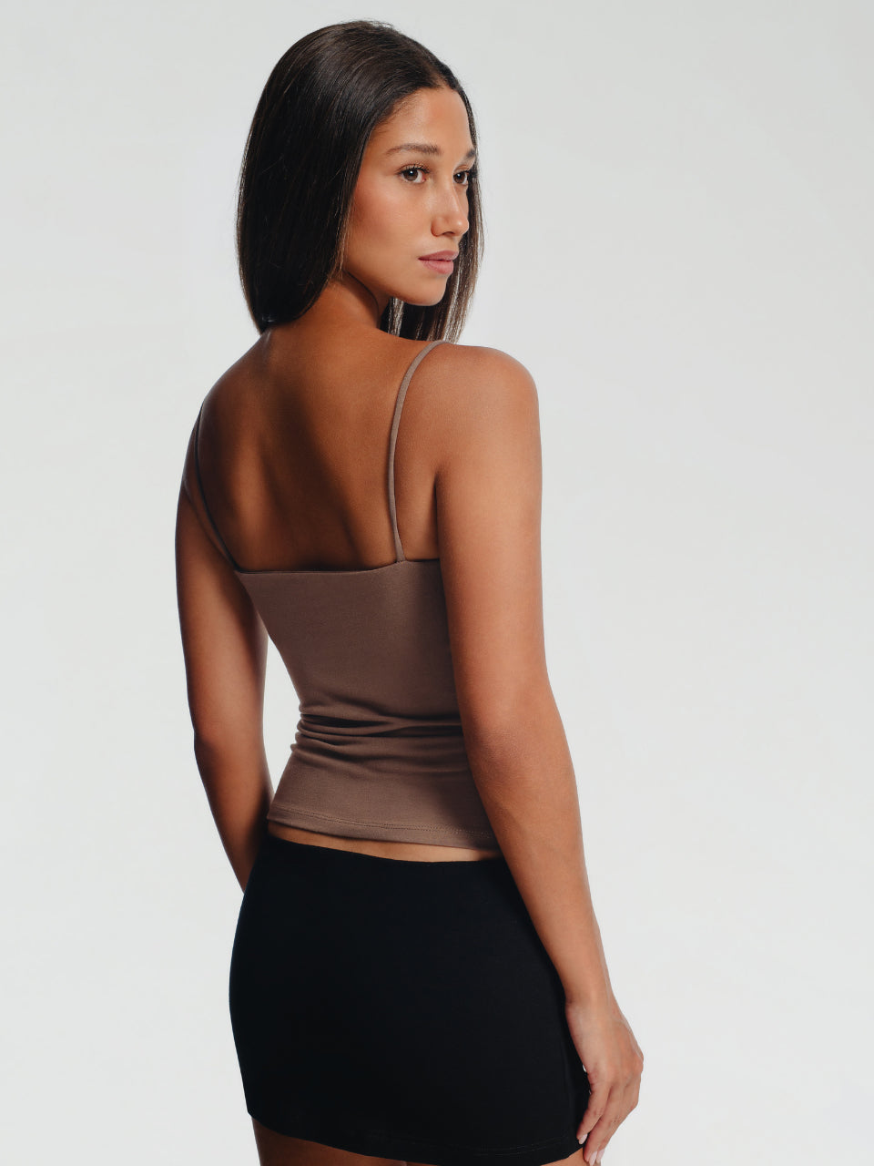 GOENA Simone Cowl Neck Strappy Tanktop