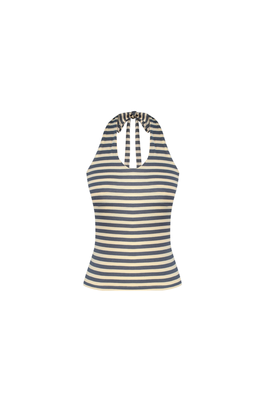 Hebe Halter Neck Tank Top
