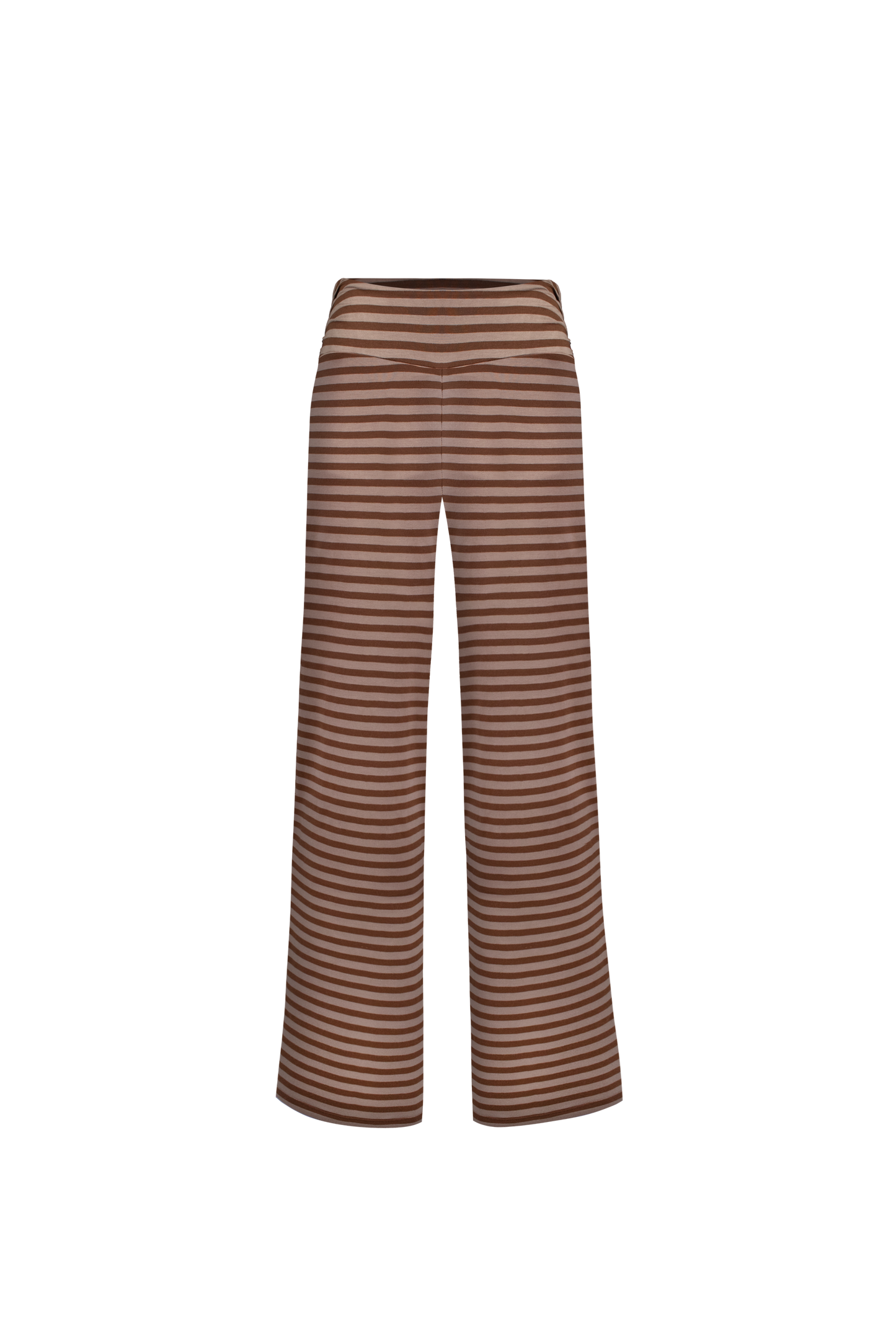 Payton Folded  Waistband Straight Pants