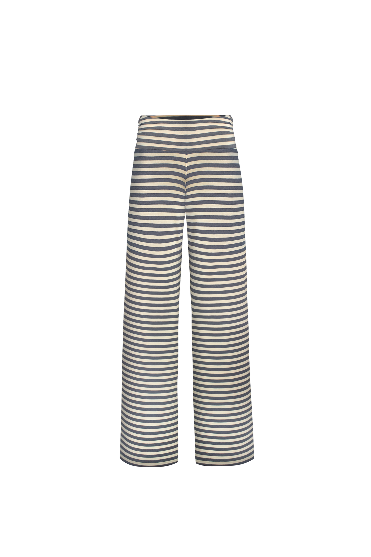 Payton Folded  Waistband Straight Pants