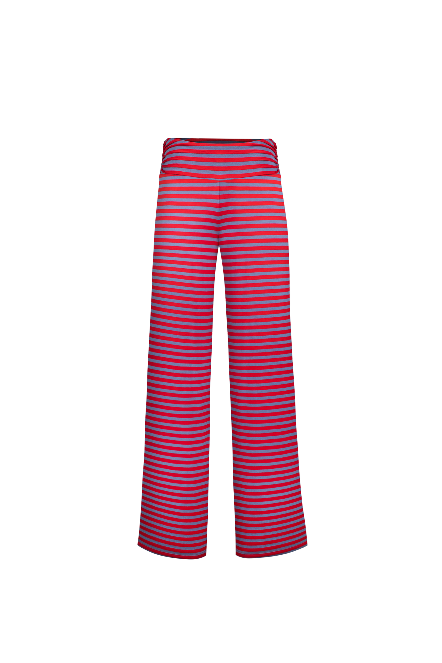 Payton Folded  Waistband Straight Pants