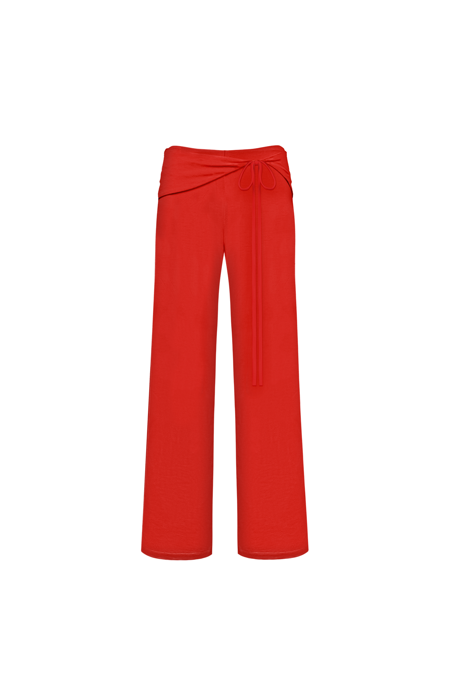 Priscilla Wrap-tie Straight Pants
