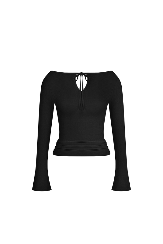 Savannah Squareback Long Sleeve Top
