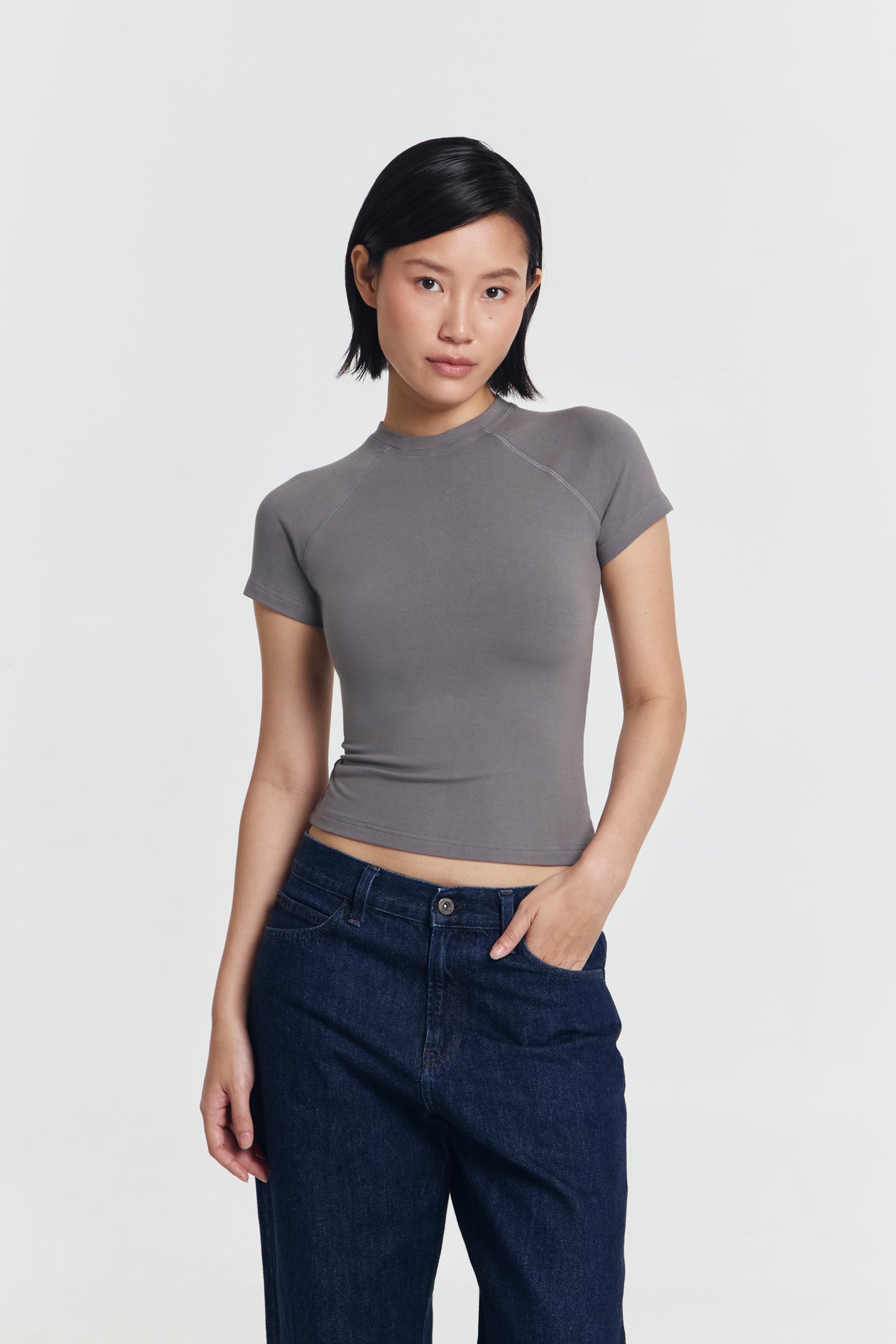 Isla Raglan Short Sleeve Top