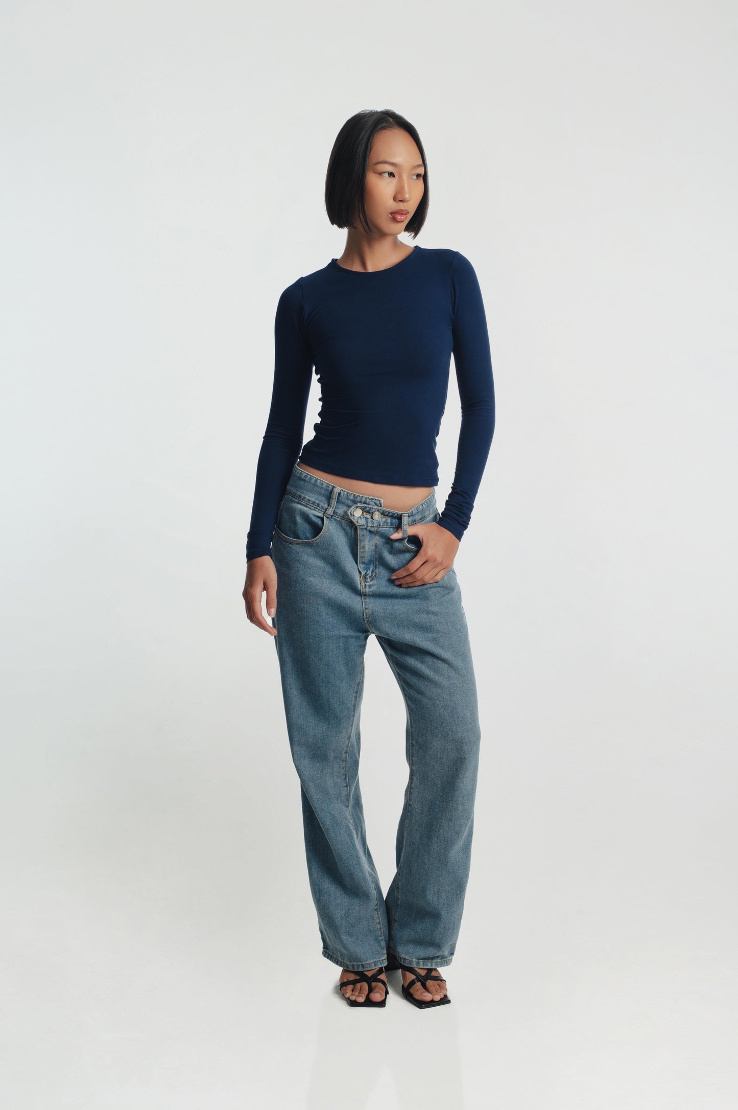 Moira Long Sleeve Fitted T-Shirt
