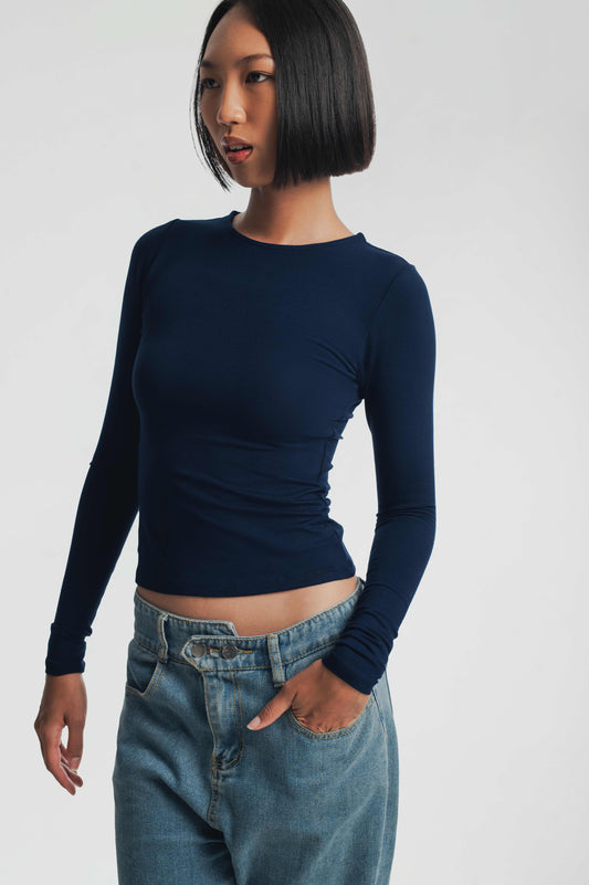 Moira Long Sleeve Fitted T-Shirt