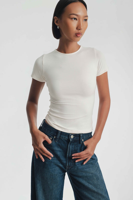 Norah Short Sleeve Fitted T-Shirt